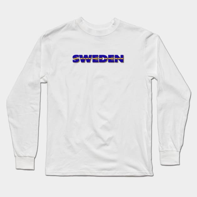 SWEDEN. SVERIGE. SAMER BRASIL Long Sleeve T-Shirt by Samer Brasil